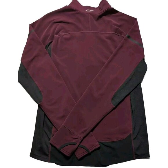 C9 Champion Womens Size Medium Burgundy Jacket Athletic 1/4 Zip Running Training - Picture 10 of 12